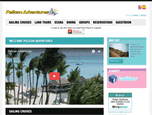 Tablet Screenshot of pelican-aruba.com